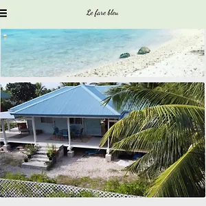 Le Fare Bleu Rangiroa Séjour chez l'habitant Tiputa